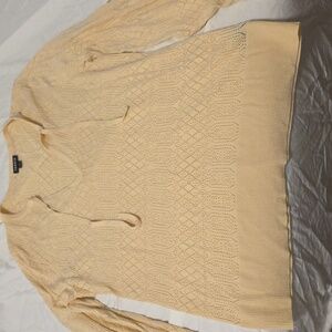 Torrid Cream Pointelle Sweater Like New